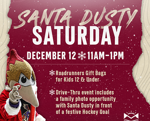 Dusty Invites Fans To Trick or Treat At Roadrunners Headquarters 