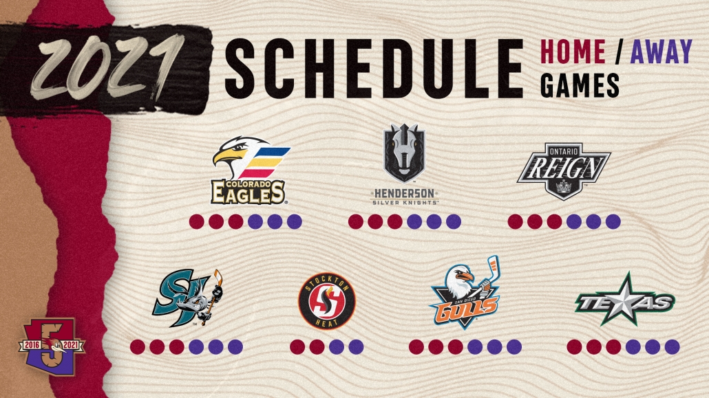 AHL Hockey: Tucson Roadrunners Release 2021-22 Schedule