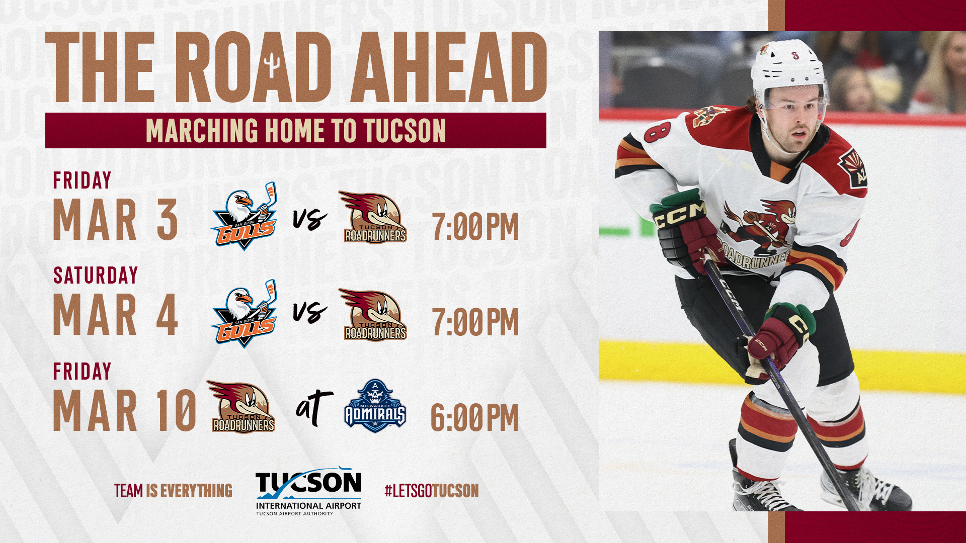 Tucson Roadrunners Road Ahead: Marching Home To Tucson ...