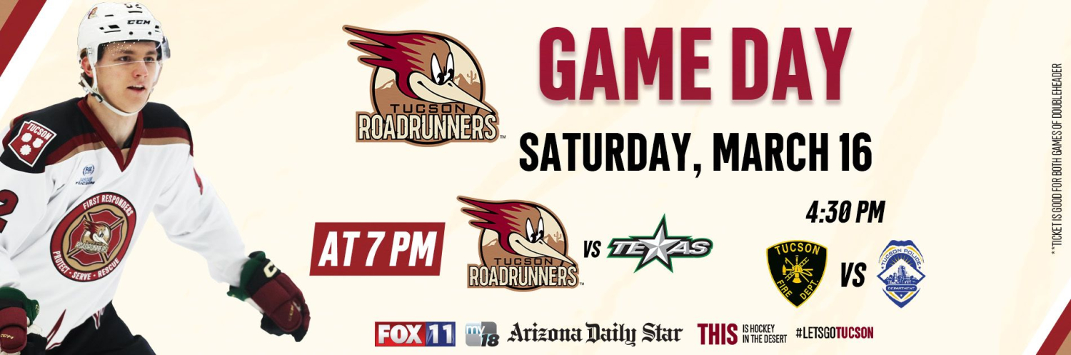 Game #58: Tucson Roadrunners vs. Texas Stars - TucsonRoadrunners.com