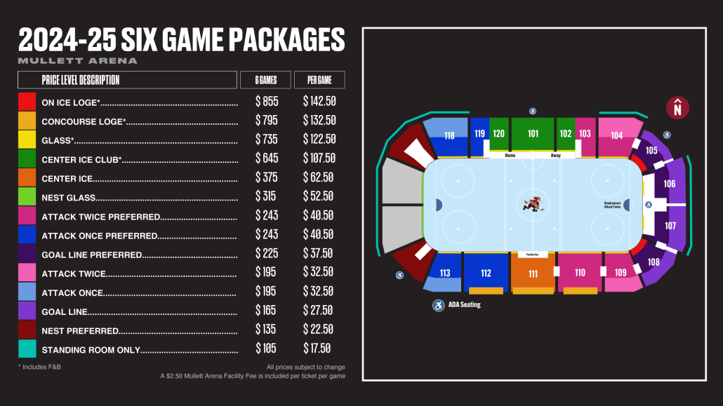 2024-2025 Full Season Ticket Memberships - TucsonRoadrunners.com